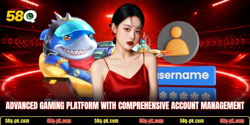 Advanced gaming platform with comprehensive account management