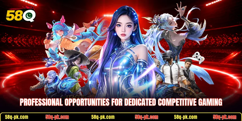 Professional opportunities for dedicated competitive gaming